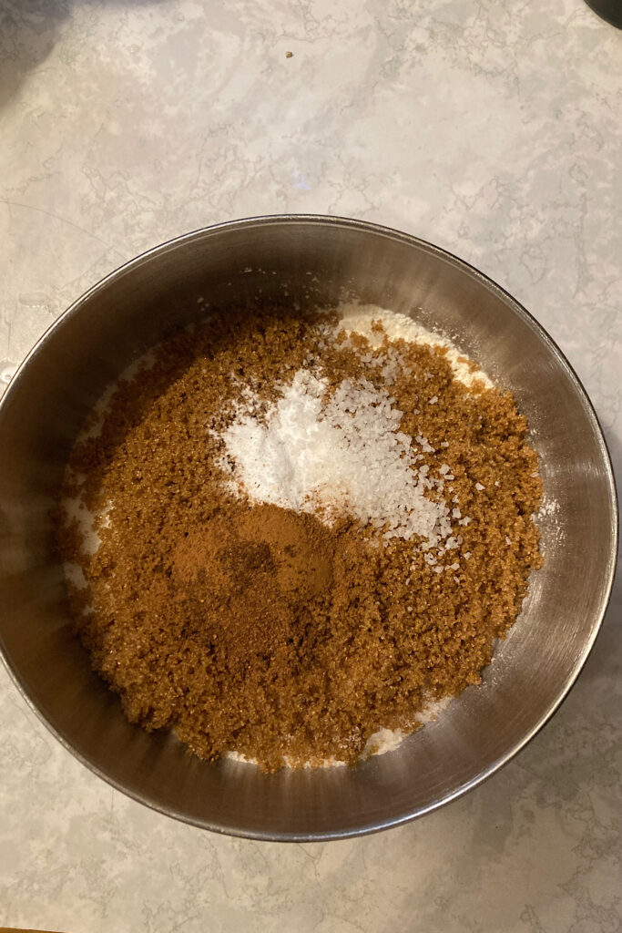 Ingredient Bowl for Pumpkin Muffins