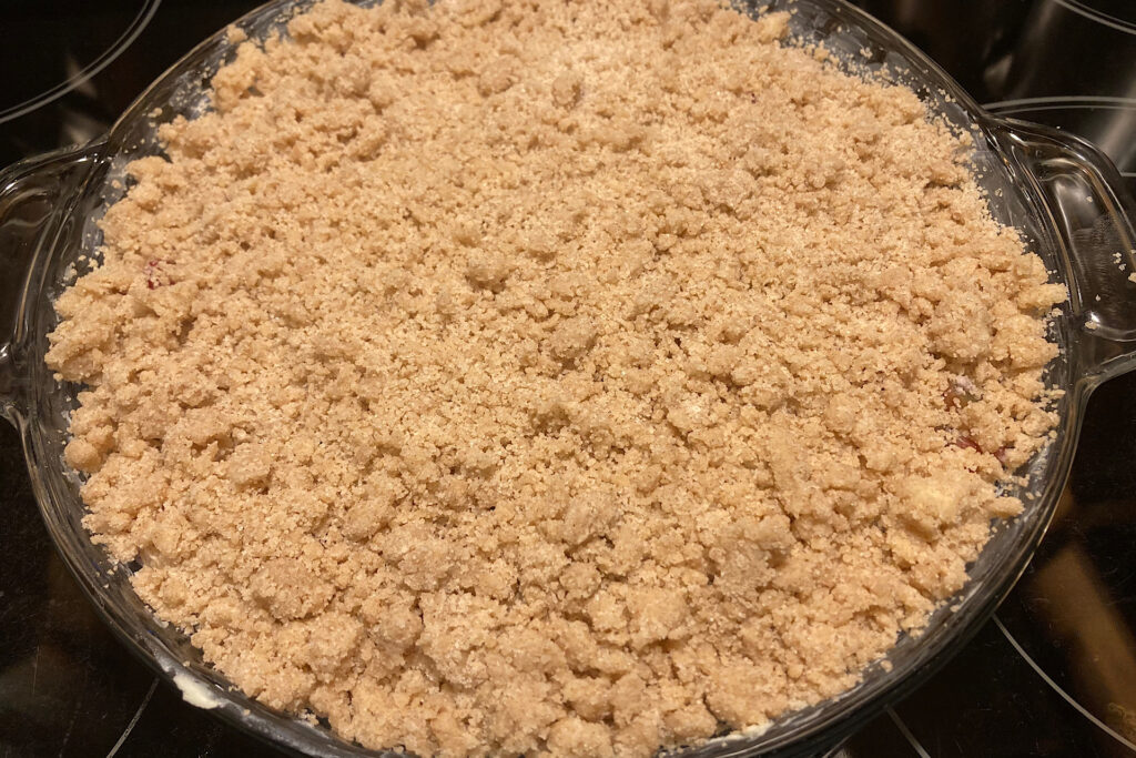 Raw Crisp Topping Ready to Bake