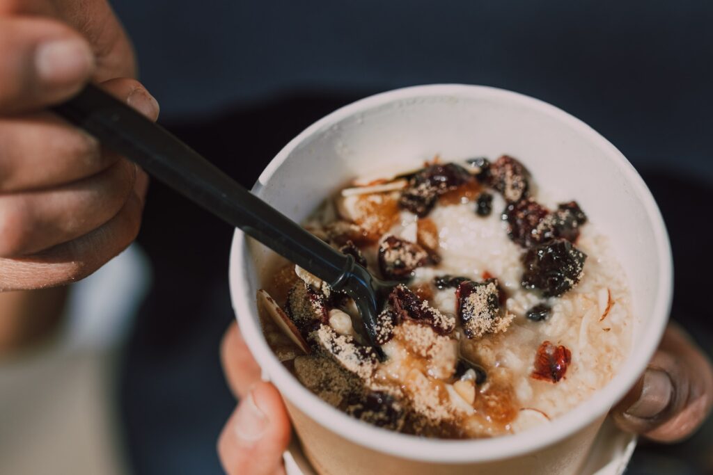 Pumpkin Spice Oatmeal in a Cup