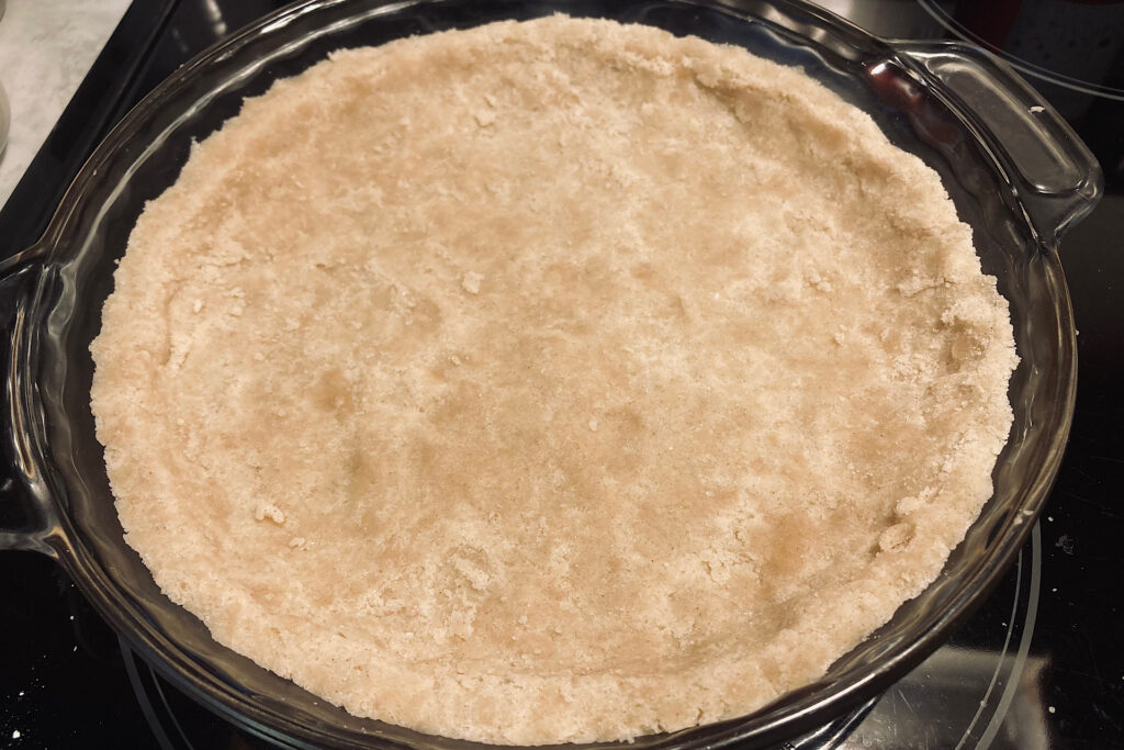 Crust for plum tart