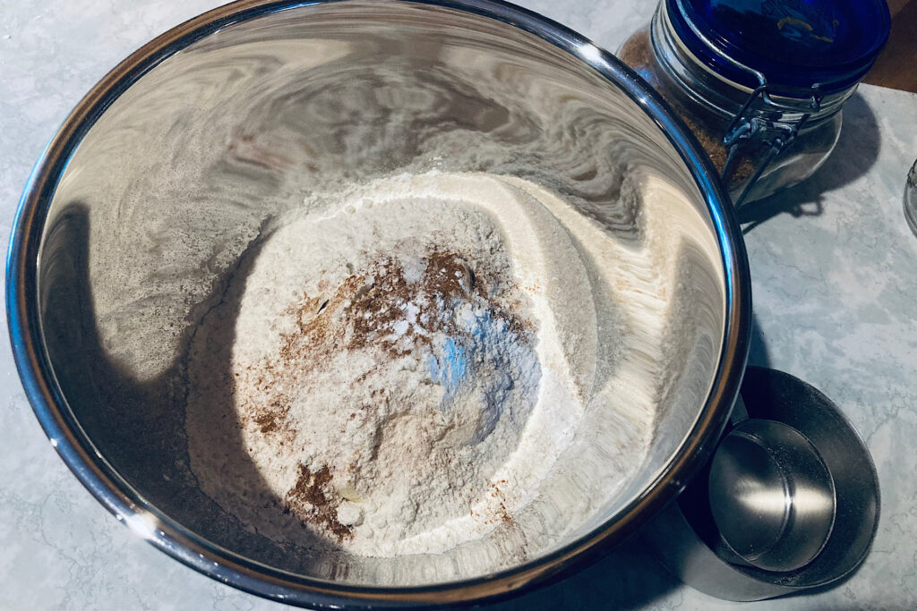Baking prep dry ingredients