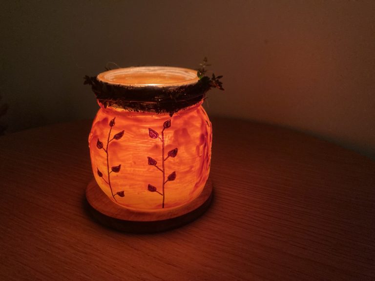 Mason Jar Pumpkin Lantern