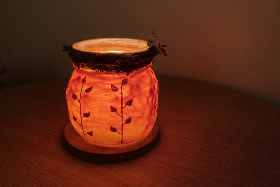 Mason Jar Pumpkin Lantern