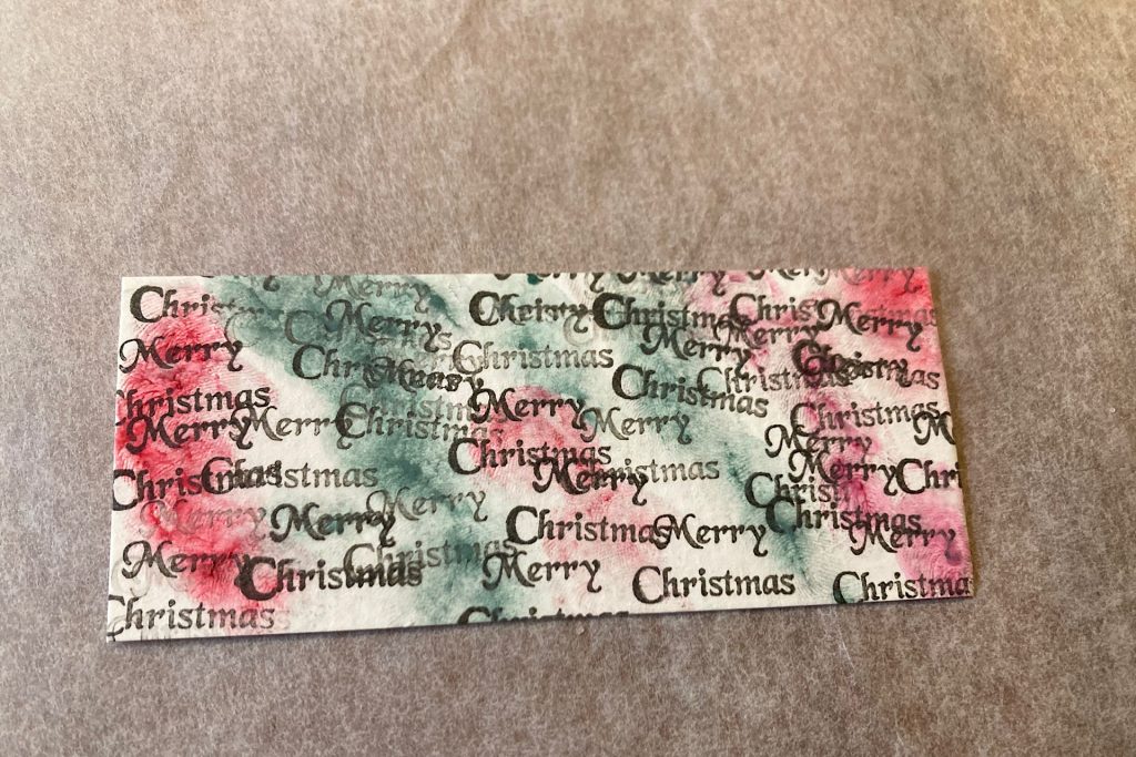 Merry Christmas DIY gift tag