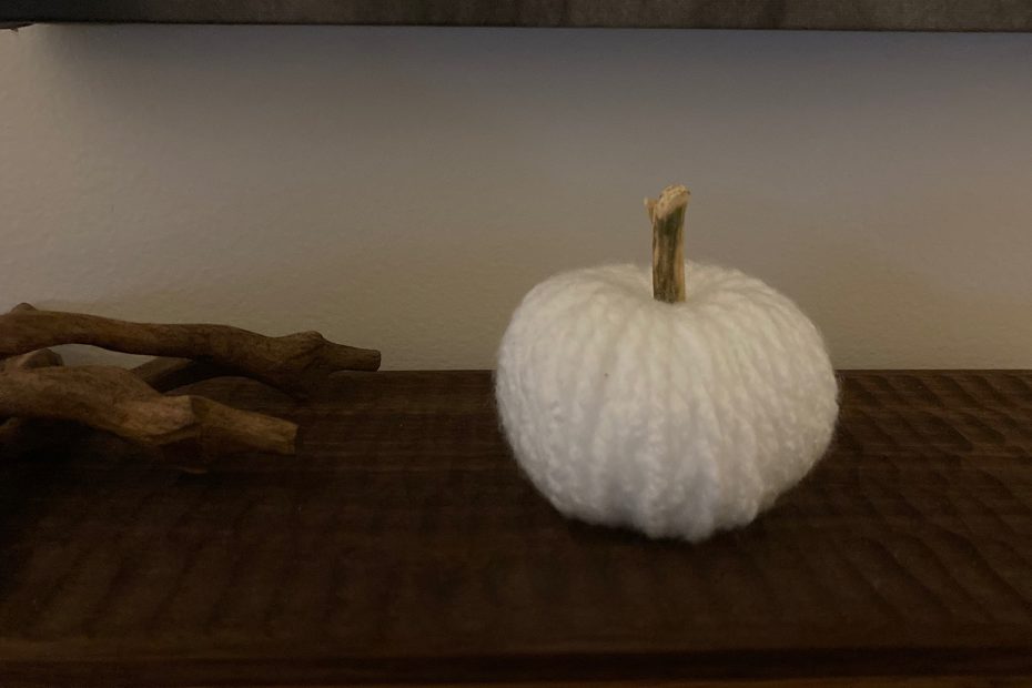 White Yarn Pumpkins