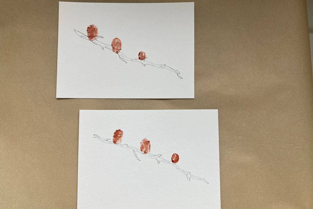 fingerprint bird art - print 3