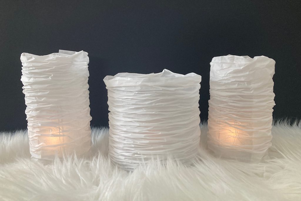 Illuminated DIY Parchment Paper Lanterns