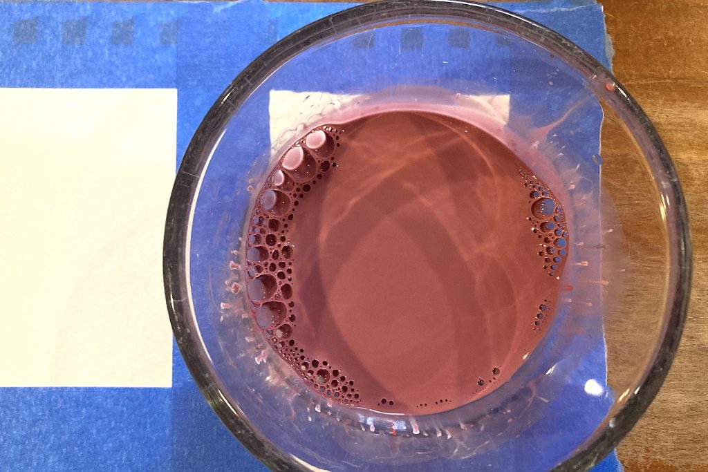 bubble mixture for DIY bubble print art