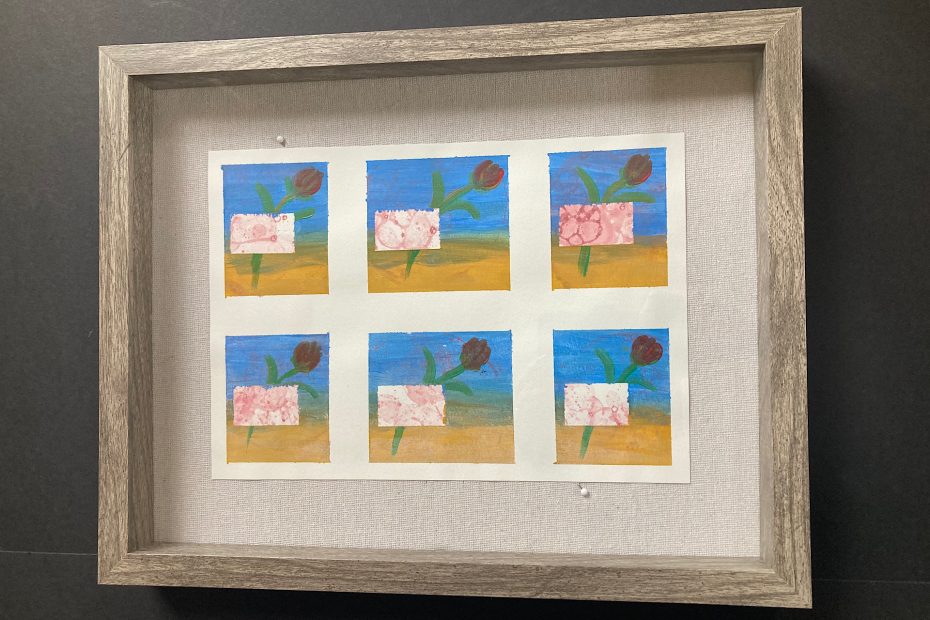 DIY Bubble Print Art